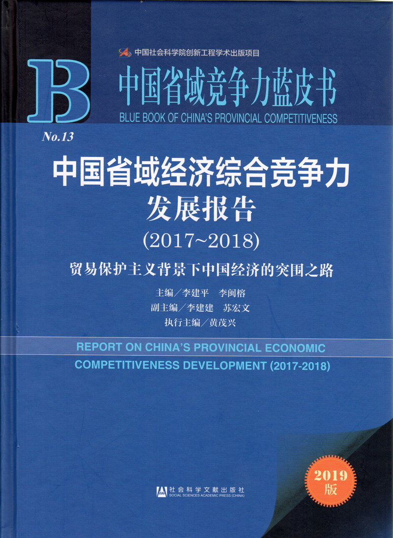 操逼扣逼中国省域经济综合竞争力发展报告（2017-2018）